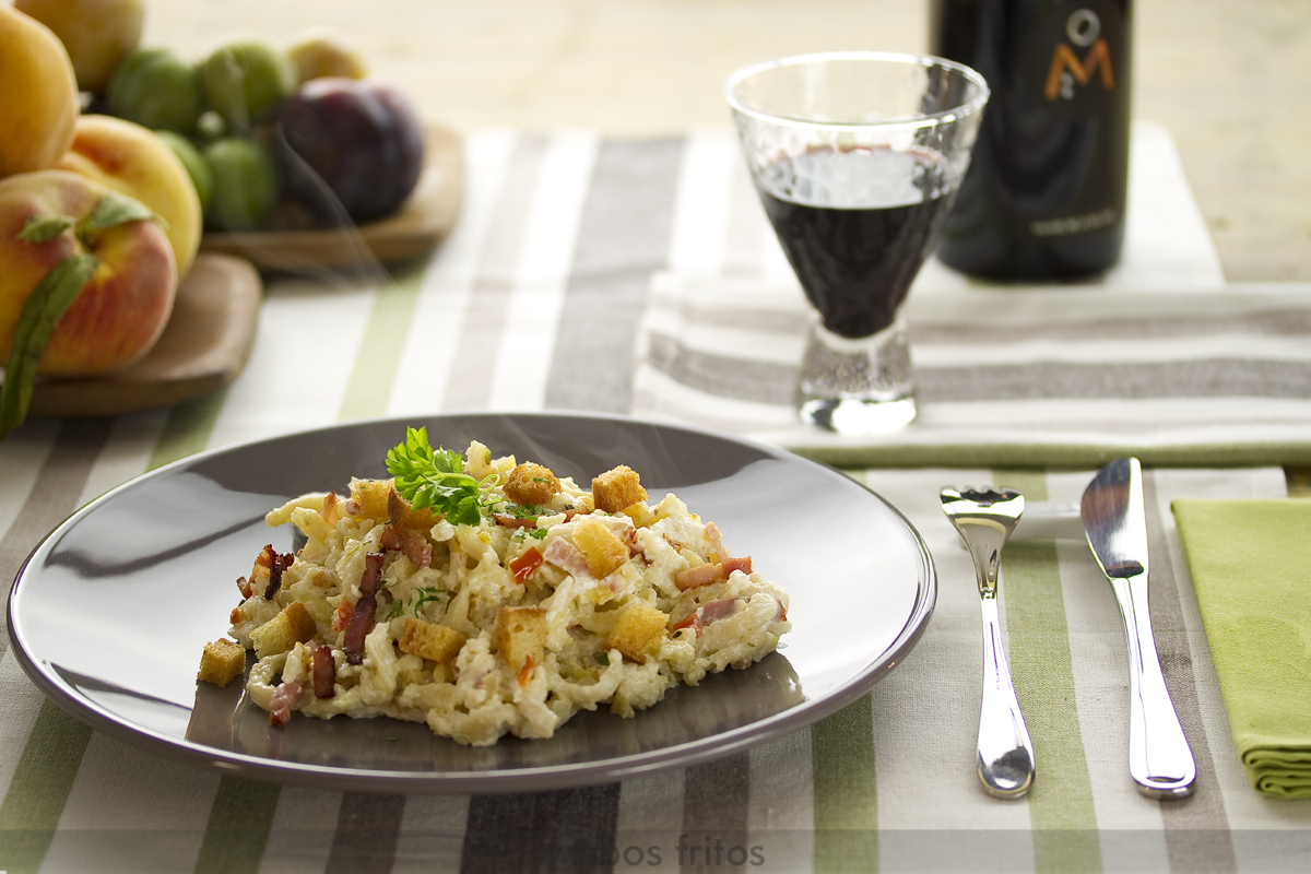 Spätzle caseros