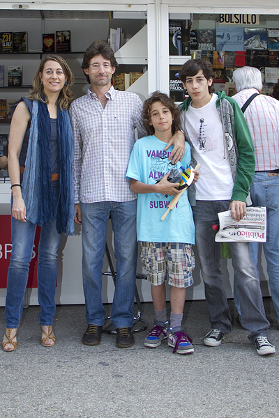 Con Ramón y sus hijos Con Ramón y sus hijos