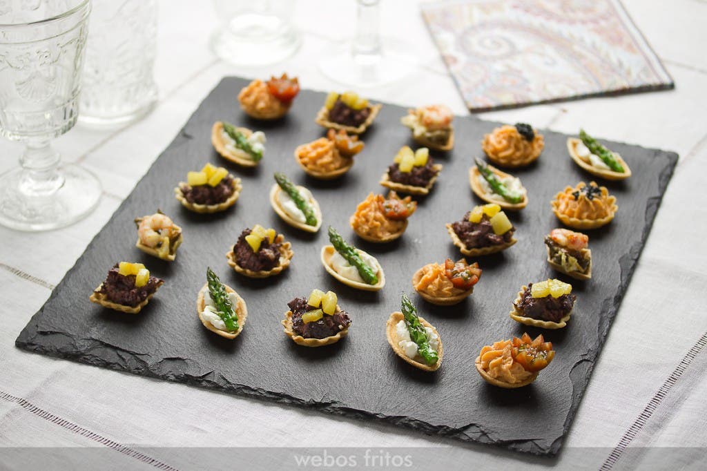 Petits fours salados | webos fritos