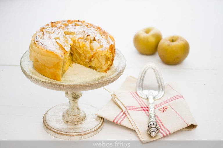 Tarta De Masa Filo Y Manzana Deliciosa Webos Fritos