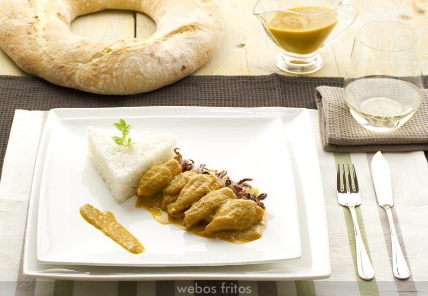 Chipirones en salsa