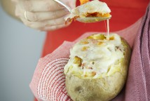 Patatas asadas rellenas