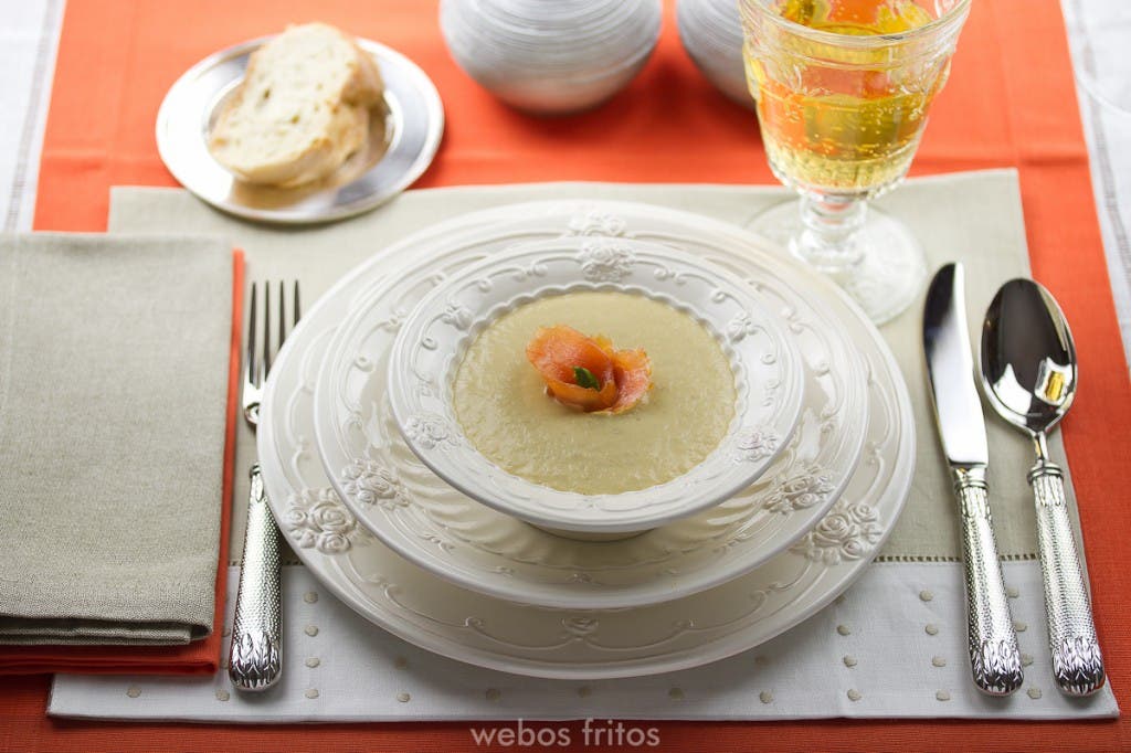 Crema de salmón ahumado