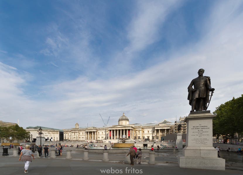 Trafalgar Square y la National Gallery