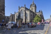 Edimburgo. St Giles' Cathedral al fondo