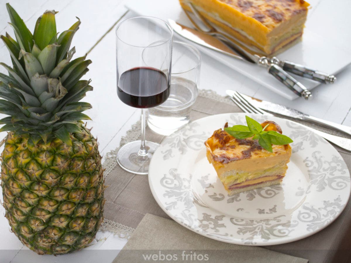 Croque cake hawaiano — webos fritos