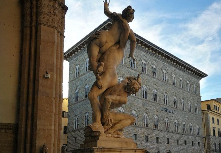 El Rapto de la Sabina de Giambologna