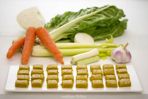 Pastillas de concentrado de verduras