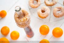 Rosquillas de candil de mandarina