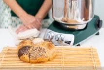 Corona de semillas con la amasadora Ankarsrum