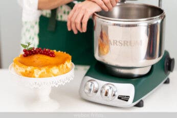 Tarta de queso en la amasadroa Ankarsrum